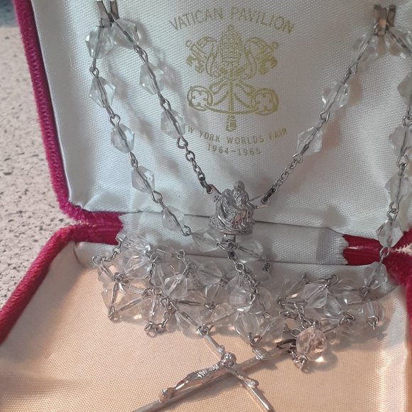 1964 Worlds Fair NewYork Vatican Pavilion Pieta Rosary Pope Paul VI
